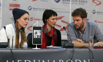 Tim Kroeger, director and Viktorija Stolp producer, The Council of Birds 