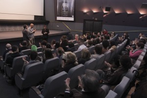 Q & A after the projection of the film "President"