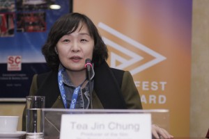 Tea Jin Chung, producer for the film "Tenor linco spinto"